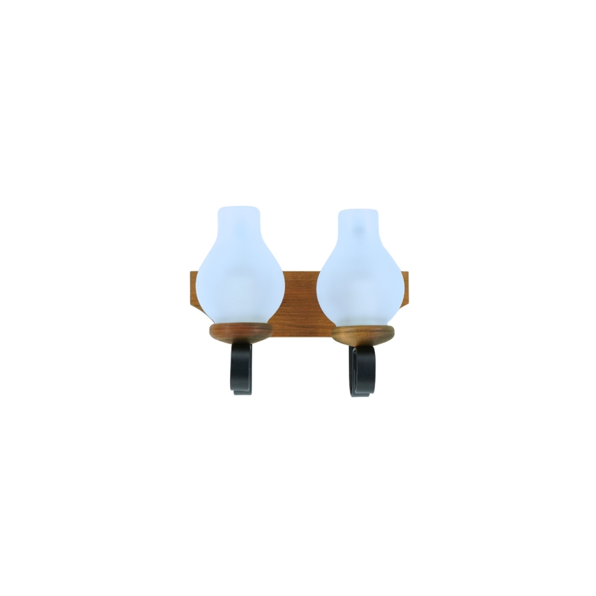 Vägglampa VELA 2xE14/40W/230V bok