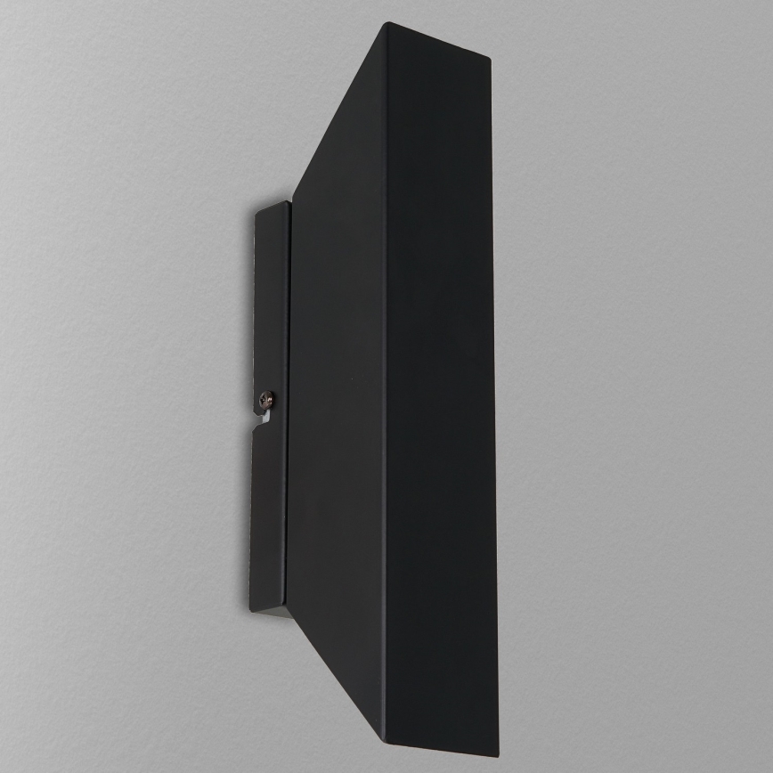 Vägglampa WALL 2xGU10/8W/230V svart