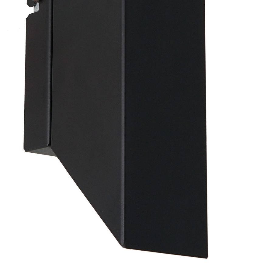 Vägglampa WALL 2xGU10/8W/230V svart