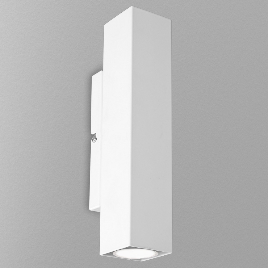 Vägglampa WALL 2xGU10/8W/230V vit