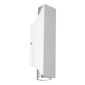 Vägglampa WALL 2xGU10/8W/230V vit/skinande krom