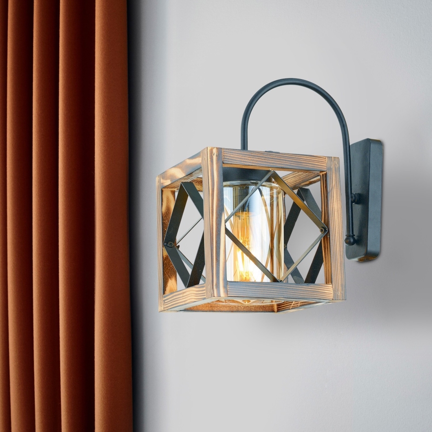 Vägglampa  ZIKZAK 1xE27/60W/230V