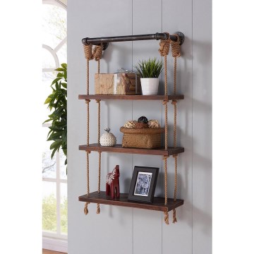 Väggmonterad hylla 120x60 cm gran