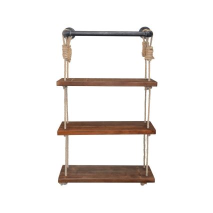 Väggmonterad hylla 120x60 cm gran