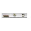 Väggmonterad hylla 25x120 cm vit
