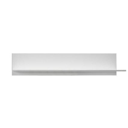 Väggmonterad hylla 25x120 cm vit