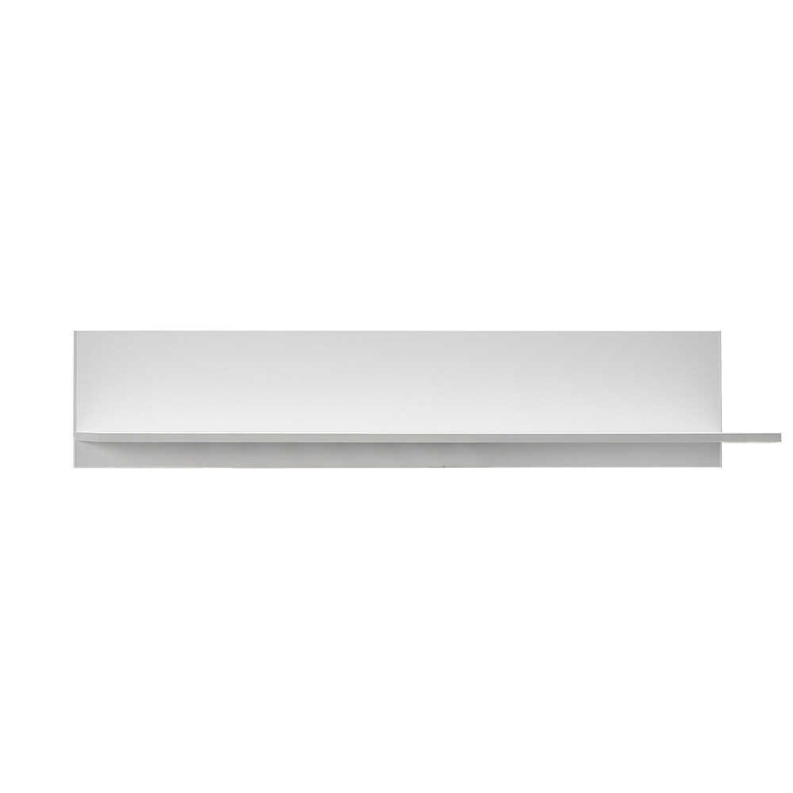 Väggmonterad hylla 25x120 cm vit