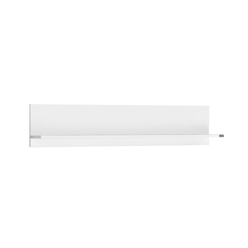 Väggmonterad hylla 25x120 cm vit