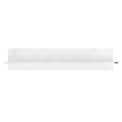 Väggmonterad hylla 25x120 cm vit