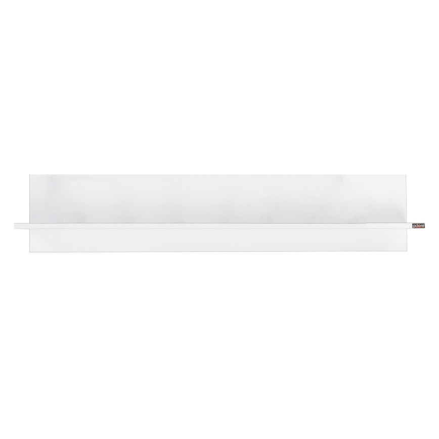Väggmonterad hylla 25x120 cm vit