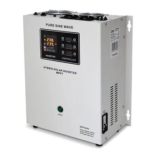 Väggmonterad reservkraft 700W/1000VA ren sinus