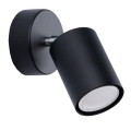 Väggmonterad spotlight LEMMI 1xGU10/40W/230V svart