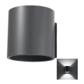 Väggmonterad spotlight ORBIS 1 1xG9/40W/230V antracit