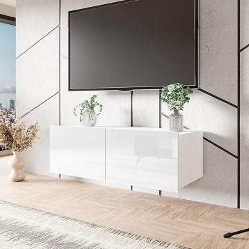 Väggskåp CALABRINI 34x105 cm vit