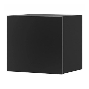 Väggskåp PAVO 34x34 cm skinande svart