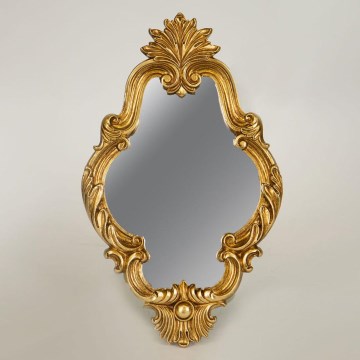 Väggspegel 27,8x19,5 cm guld