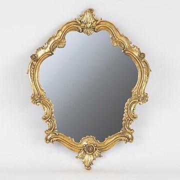 Väggspegel 39,5x30,7 cm guld