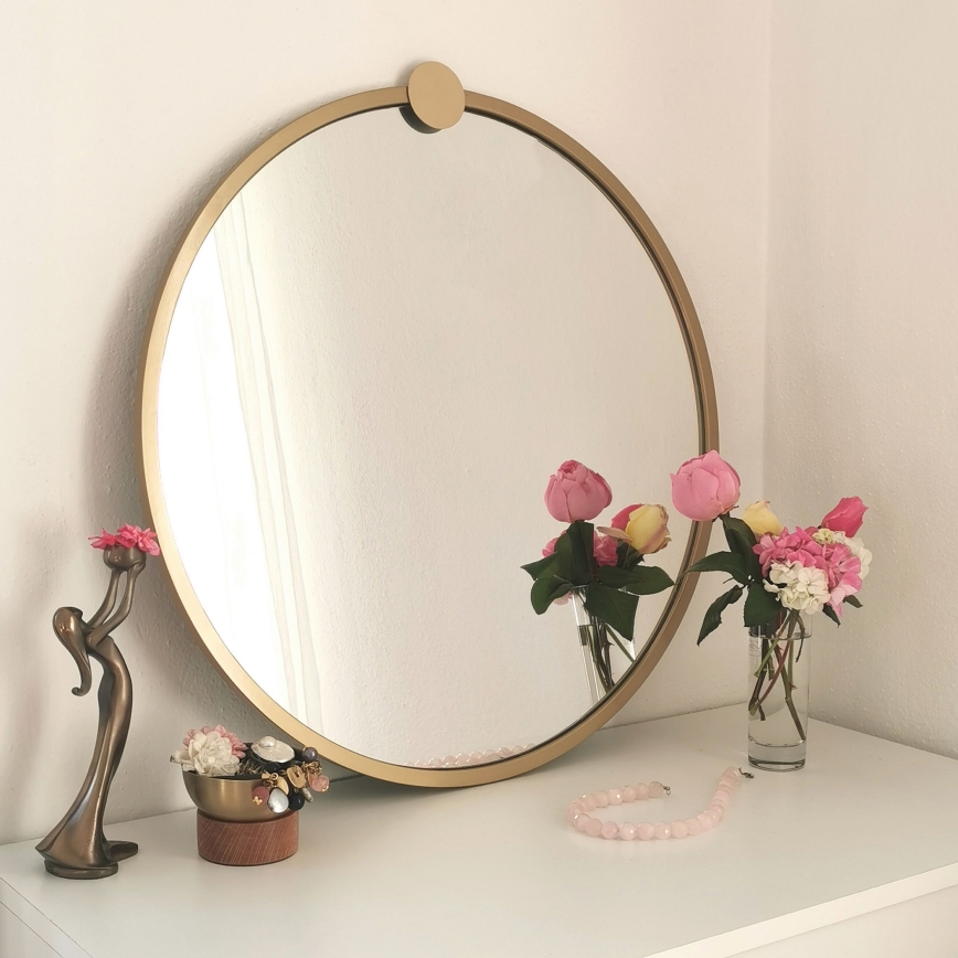 Väggspegel AYNA 60 cm guld
