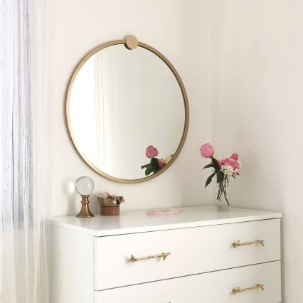 Väggspegel AYNA 60 cm guld