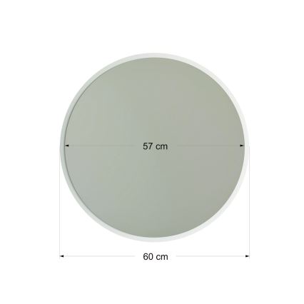 Väggspegel AYNA 60 cm vit