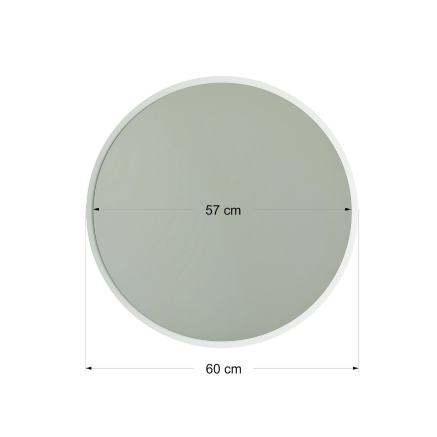 Väggspegel AYNA 60 cm vit