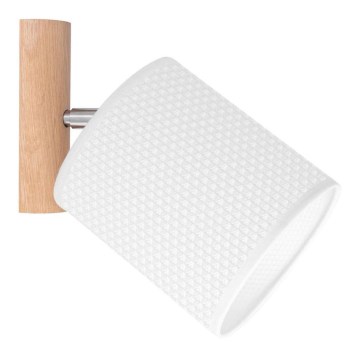 Väggspot BENITA 1xE27/25W/230V vit/ek