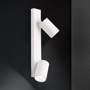 Väggspot SEAN 2xGU10/13W/230V vit