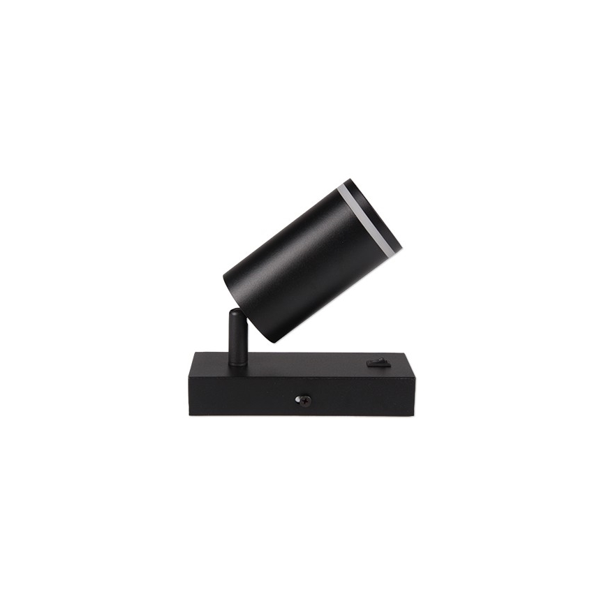 Väggspotlight 1xGU10/35W/230V svart