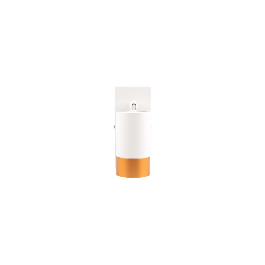 Väggspotlight 1xGU10/35W/230V vit/gyllene