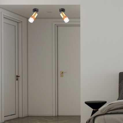 Väggspotlight AURORA 1xGU10/10W/230V