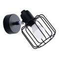 Väggspotlight BELUCI 1xE14/40W/230V svart