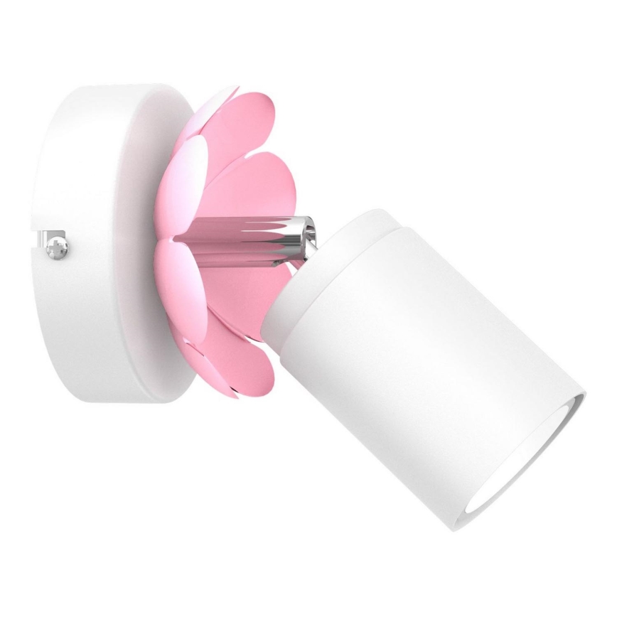 Väggspotlight BLOMMA 1xGU10/8W/230V vit
