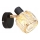 Väggspotlight DUBAI 1xE14/40W/230V svart/guld