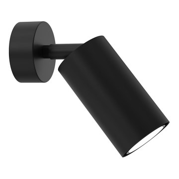 Väggspotlight HUDSON 1xGU10/8W/230V svart