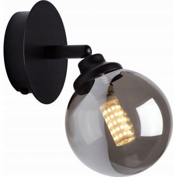 Väggspotlight IMAGINE 1xG9/40W/230V svart/rökig