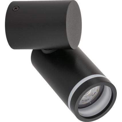 Väggspotlight JET KIT 1xGU10/10W/230V svart