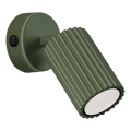 Väggspotlight KARBON 1xGU10/10W/230V grön