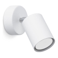 Väggspotlight LEMMI 1xGU10/40W/230V vit