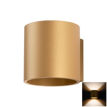 Väggspotlight ORBIS 1xG9/8W/230V guld