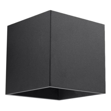 Väggspotlight QUAD 1 1xG9/8W/230V svart
