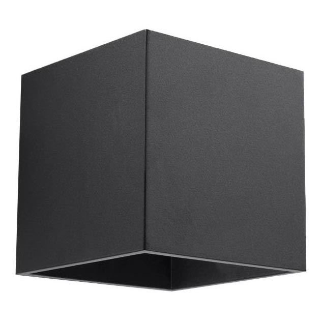 Väggspotlight QUAD 1 1xG9/8W/230V svart