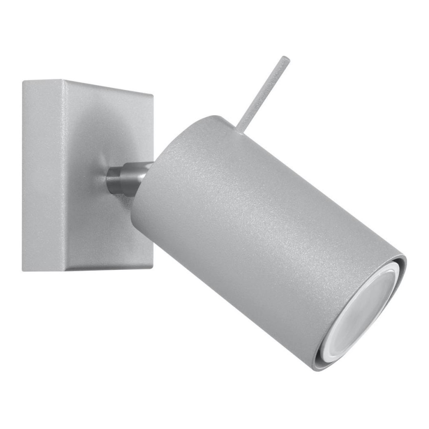 Väggspotlight RING 1xGU10/10W/230V