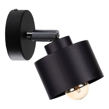 Väggspotlight SIMPLY BLACK 1xE27/60W/230V