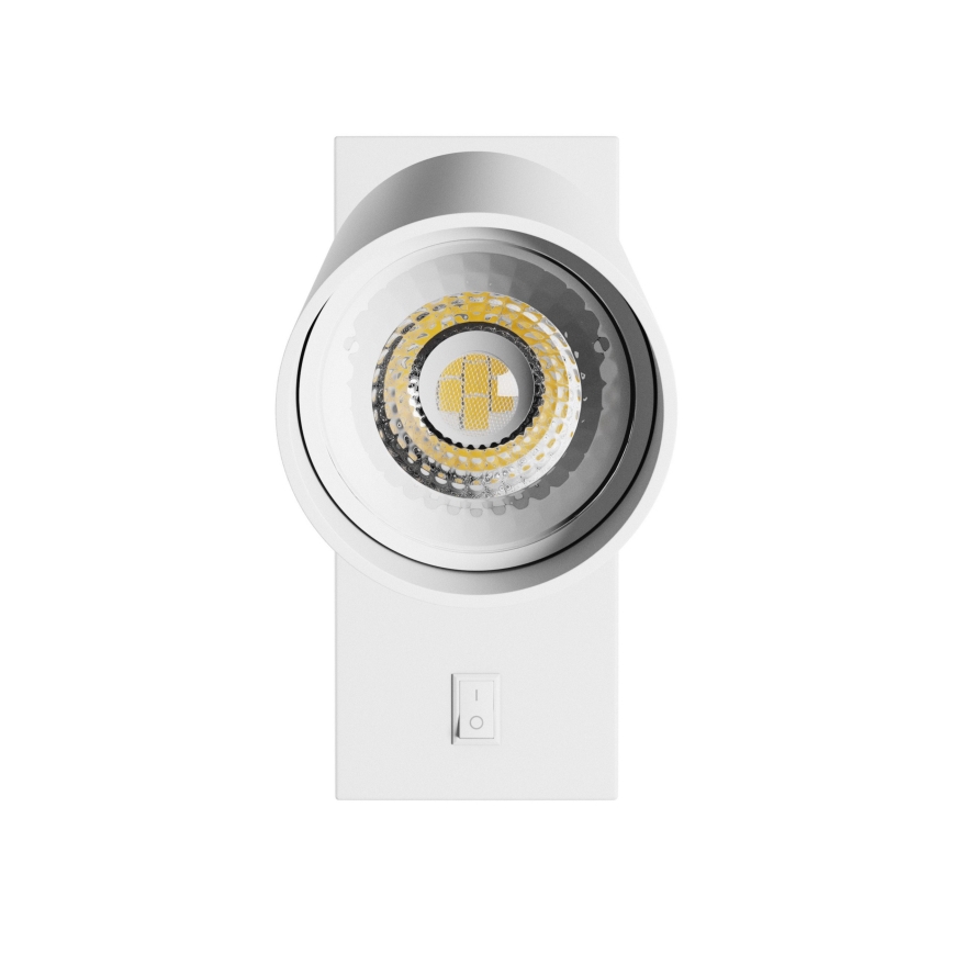 Väggspotlight SQUALLA VARIOSA 1xGU10/10W/230V vit