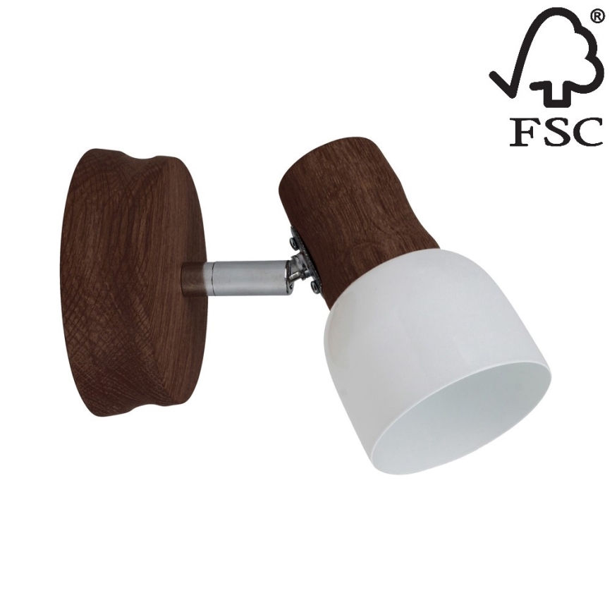 Väggspotlight SVANTJE 1xE14/40W/230V - FSC-certifierad