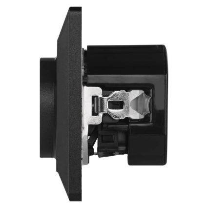 Vägguttag med USB 250V/16A antracit