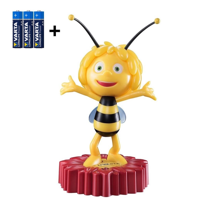 Varta 15635 – LED Barn nattlampa MAYA THE BEE LED/3×AA