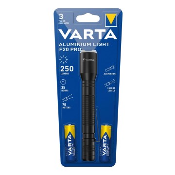 Varta 16607101421 - LED ficklampa ALUMINIUM LIGHT LED/2xAA