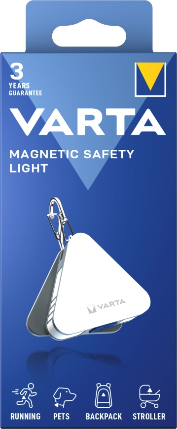 Varta 16621101121 - LED Bärbart ljus med snäppkrok LED/2xCR2032 IP54