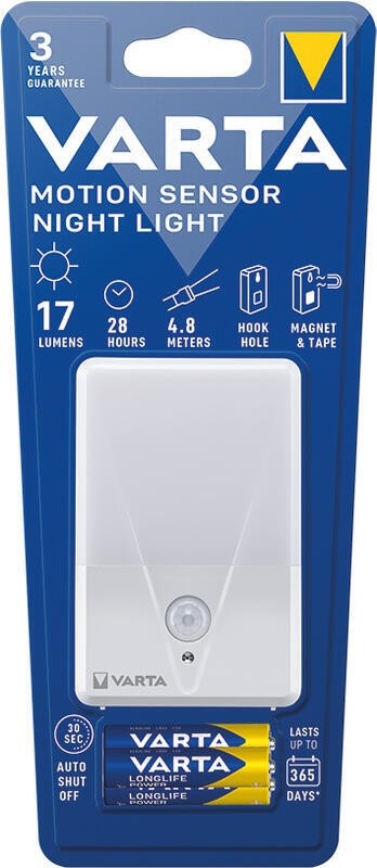 Varta 16624101421 - LED nattlampa med sensor NIGHT LIGHT LED/3xAAA